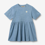 Wheat Main Kjole S/S Astrid Dress 1260 faded denim