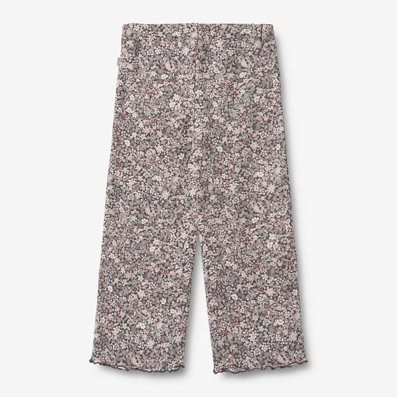 Wheat Main Jerseybukser Ela Trousers 9565 purple stone flowers