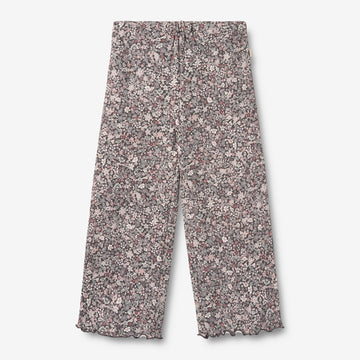 Wheat Main Jerseybukser Ela Trousers 9565 purple stone flowers