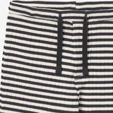 Wheat Main Jerseybukser Manfred Trousers 9432 navy rib stripe