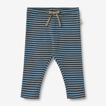 Wheat Main Jerseybukser Manfred Trousers 9548 bright blue stripe