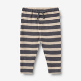 Wheat Main Jerseybukser Manfred Trousers 1309 greyblue stripe