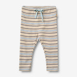 Wheat Main Jerseybukser Manfred Trousers 9877 multi blue stripe