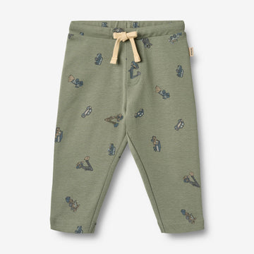 Wheat Main Jerseybukser Manfred Trousers 9552 dusty green cars