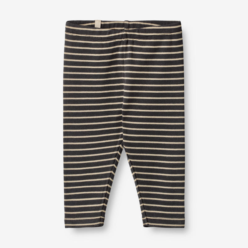 Wheat Main  Jerseybukser Silas | Baby Leggings 1433 navy stripe