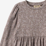 Wheat Main Jerseykjole L/S Eliane Dress 9768 purple plum paisley