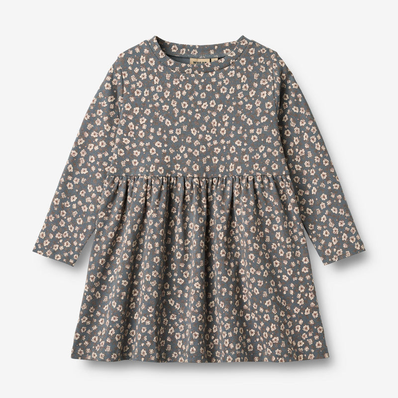 Wheat Main Jerseykjole L/S Sessa Dress 9571 stormy weather magnolia