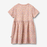 Wheat Main Jerseykjole S/S Anna Dress 9876 magenta heart flowers