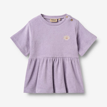Wheat Main Jerseykjole S/S Astrid Dress 9612 warm cosmic lilac