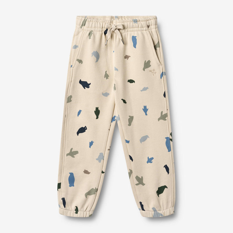 Wheat Main Joggebukser Cruz Trousers 9563 offwhite penguins