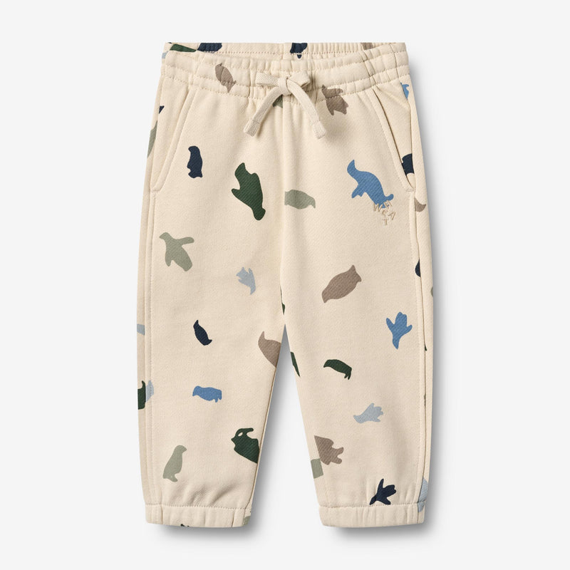 Wheat Main Joggebukser Cruz Trousers 9563 offwhite penguins