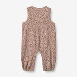 Wheat Main  Jumpsuit Joey | Baby Jumpsuits 0098 grey rose flowers