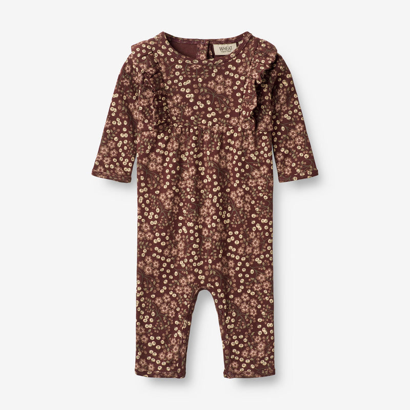 Wheat Main  Jumpsuit Kira | Baby Jumpsuits 2117 aubergine berries