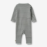 Wheat Main Jumpsuit L/S Støvete Jumpsuit 1396 soft blue stripe