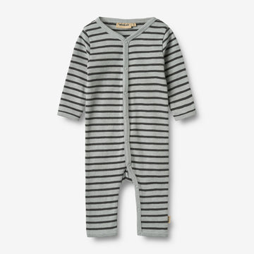 Wheat Main Jumpsuit L/S Støvete Jumpsuit 1396 soft blue stripe