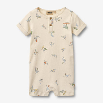 Wheat Main Heldress S/S Alfred Jumpsuit 9669 whale friends