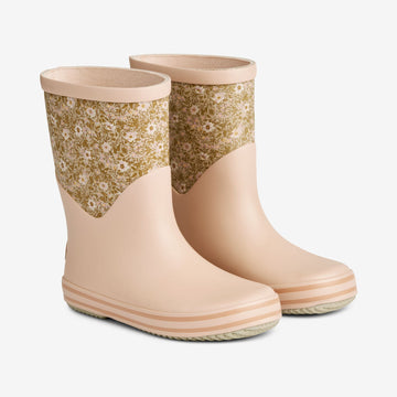 Wheat Footwear  Juno Gummistøvel Print Rubber Boot 1359 pale lilac flowers