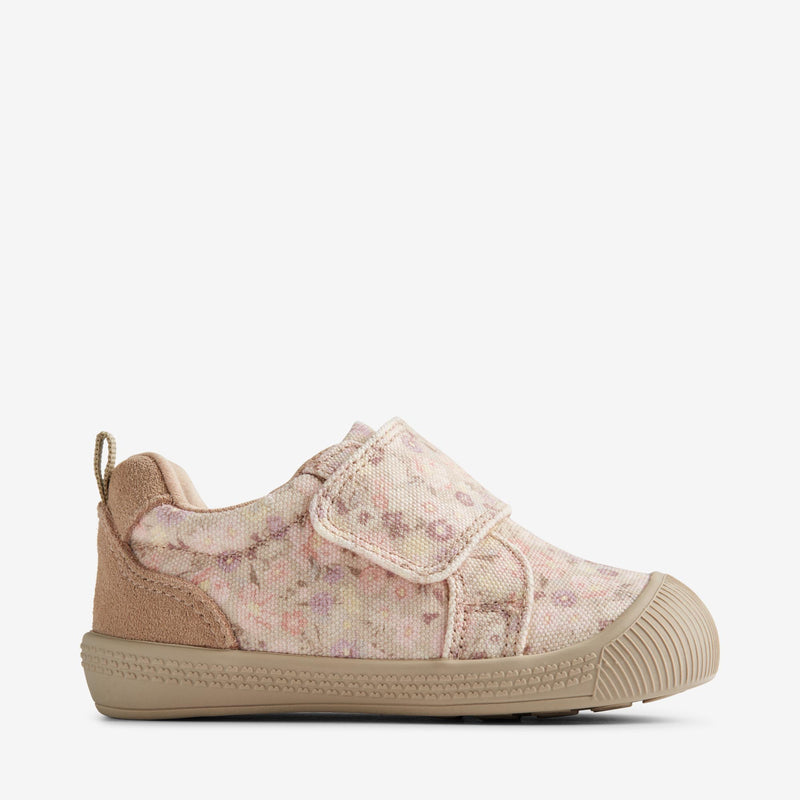 Wheat Footwear  Kei Print Prewalker Borrelås Prewalkers 9014 clam multi flowers