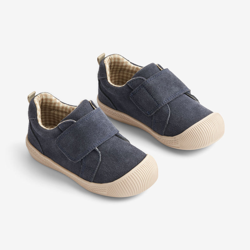 Wheat Footwear Kei borrelås | Baby Prewalkers 1432 navy
