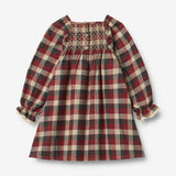 Wheat Main Kjole Bella Dress 9588 red blue check