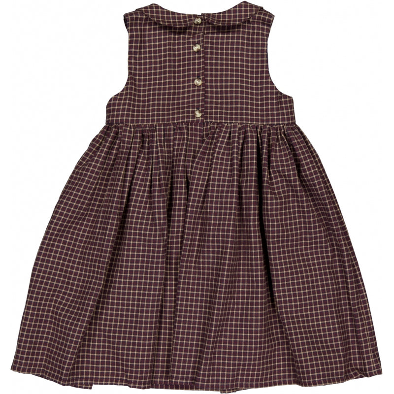 Wheat Main Kjole Eila Dresses 1398 midnight blue check