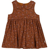 Wheat Main Kjole Eila Dresses 0002 bronze flowers