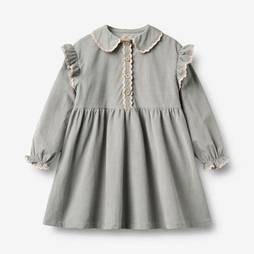 Wheat Main Kjole L/S Alissa Dress 1024 slightly blue