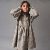 Wheat Main Kjole L/S Alissa Dress 1306 blue check