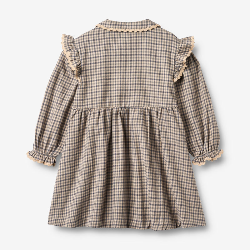 Wheat Main Kjole L/S Alissa Dress 1306 blue check
