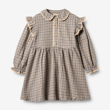 Wheat Main Kjole L/S Alissa Dress 1306 blue check