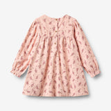 Wheat Main Kjole L/S Elvira Dress 9762 dim rose flowers