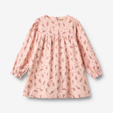 Wheat Main Kjole L/S Elvira Dress 9762 dim rose flowers