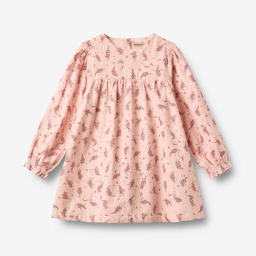 Wheat Main Kjole L/S Elvira Dress 9762 dim rose flowers