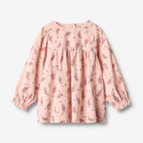 Wheat Main Kjole L/S Elvira Dress 9762 dim rose flowers