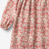 Wheat Main Kjole L/S Fenja Dress 9746 raspberry flowers