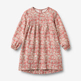 Wheat Main Kjole L/S Fenja Dress 9746 raspberry flowers