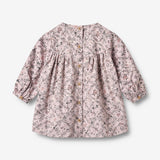 Wheat Main Kjole L/S Fenja Dress 9559 lilac checked flowers