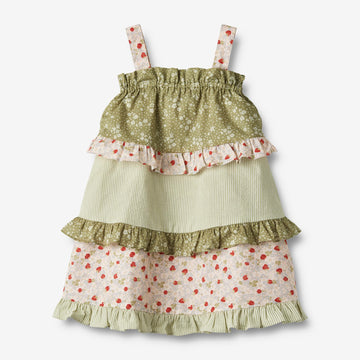 Wheat Main  Kjole Leah  Dresses 4146 green mix