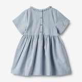 Wheat Main  Kjole S/S Elma Dresses 1042 blue waves