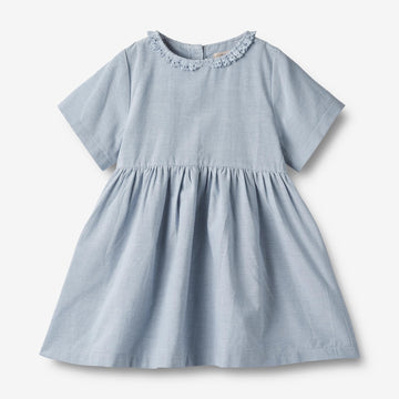 Wheat Main  Kjole S/S Elma Dresses 1042 blue waves