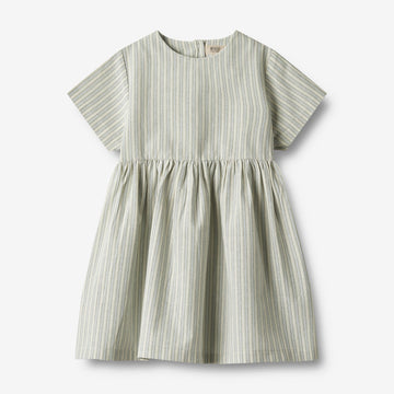 Wheat Main  Kjole S/S Esmaralda Dresses 4109 aquablue stripe