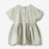 Wheat Main  Kjole S/S Esmaralda Dresses 4109 aquablue stripe