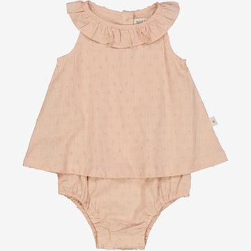 Wheat Main  Kjoledress Ingeborg | Baby Suit 9112 tan