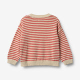 Wheat Main Knit Pullover Leise Pullover 2078 red stripe