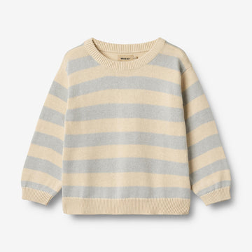 Wheat Main Knit Pullover Morgan Pullover 1396 soft blue stripe
