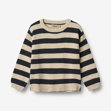 Wheat Main Knit Pullover Morgan Pullover 1433 navy stripe