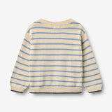 Wheat Main Knit Pullover Morgan Pullover 9642 faded denim stripe