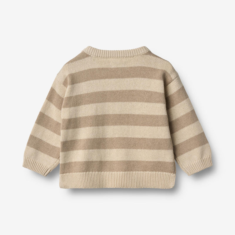 Wheat Main Knit Pullover Morgan Pullover 9415 beige stripe