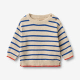 Wheat Main Knit Pullover Morgan Pullover 9667 true blue stripe
