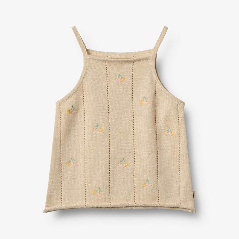 Wheat Main Knit Top Nellie Knitted Tops 3336 sandshell